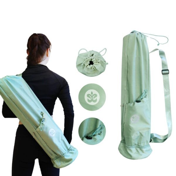 ARUNAVA Yoga Mat Bag - Green - Image 2