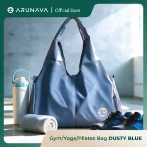 ARUNAVA TOTEBAG YOGA GYM PILATES - DUSTY BLUE